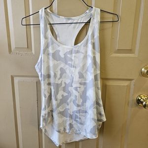 White camo tank top